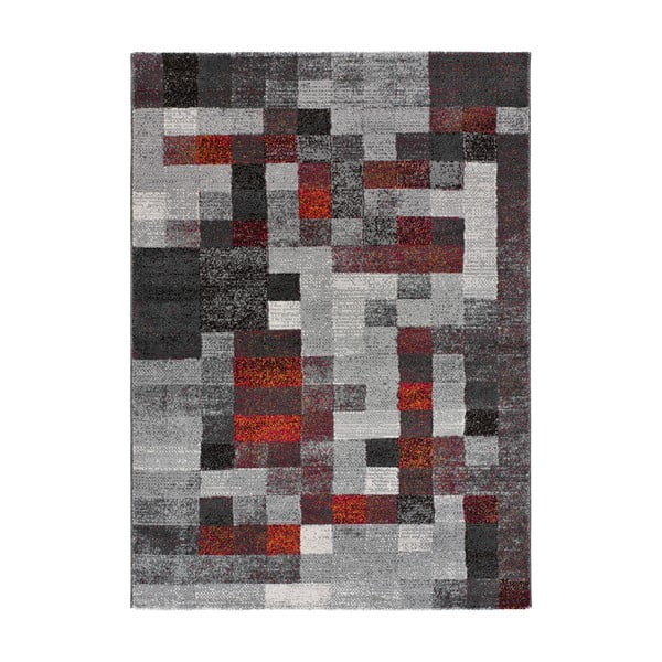 Sarkans/pelēks paklājs 80x150 cm Fusion – Universal
