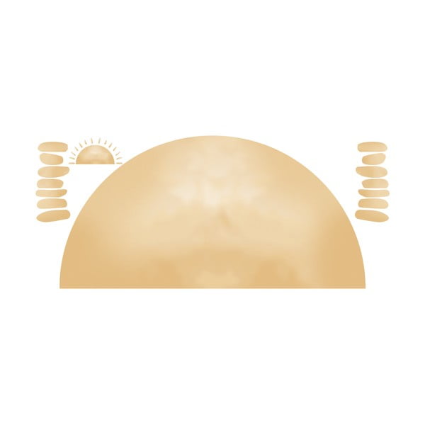 Sienas bērnu uzlīme 155x75 cm Watercolor Sun – Ambiance-image-3