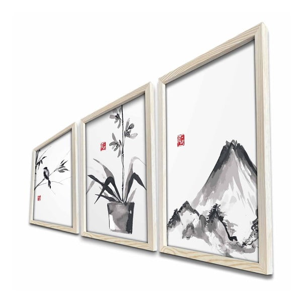 Gleznas (3 gab.) 38x53 cm – Wallity-image-2