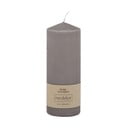 Pelēka svece Eco candles by Ego decor Top, degšanas laiks 50 h