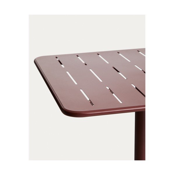 Tērauda dārza ēdamgalds 70x70 cm Brai – Kave Home-image-3