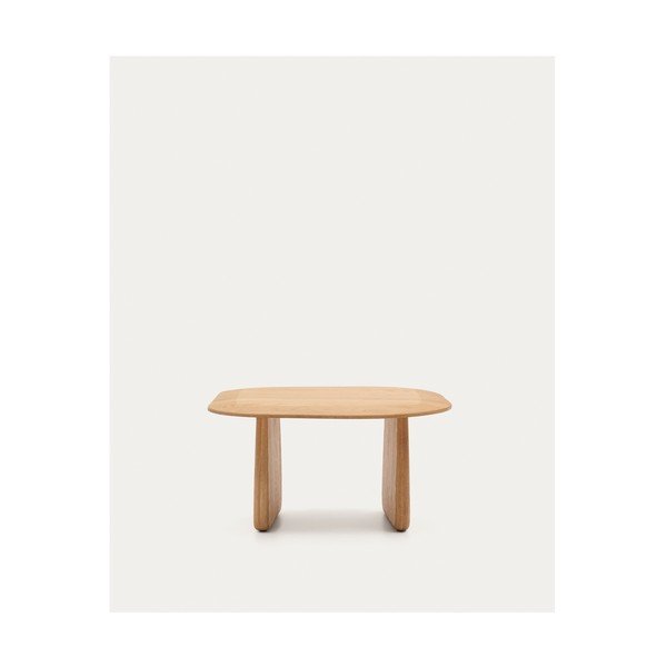 Ozola masīvkoka sānu galdiņš 70x71 cm Pirita – Kave Home-image-2