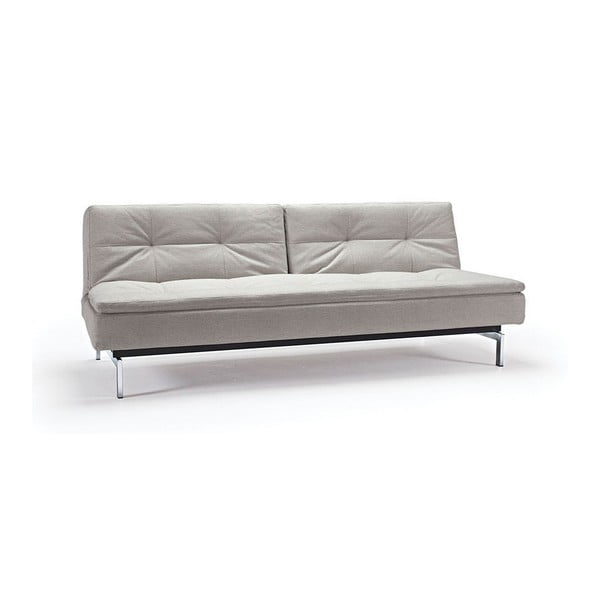 Krēmkrāsas dīvāns ar metāla pamatni Inovācija Dublexo Mixed Dance Natural, 92 x 210 cm