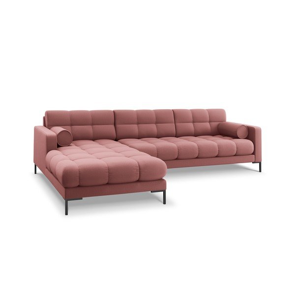 Rozā stūra dīvāns Cosmopolitan Design Bali, kreisais stūris-image-3