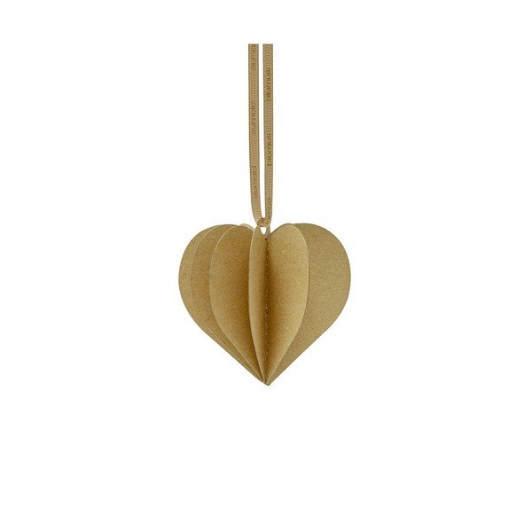 Papīra Ziemassvētku eglītes rotājumi (4 gab.) 6,5 cm Kazary – Blomus