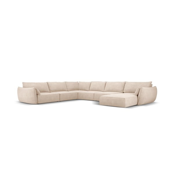 Bēšs stūra dīvāns (kreisais stūris) Vanda – Mazzini Sofas-image-2