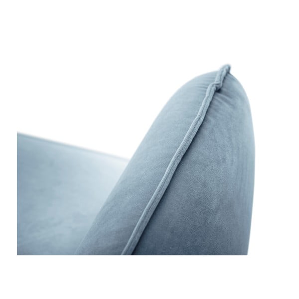 Gaiši zils samta atpūtas krēsls Cosmopolitan Design Vienna-image-3