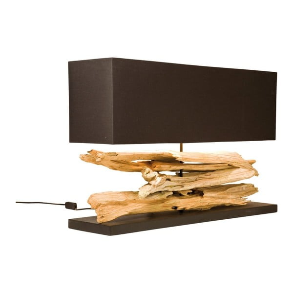 Kare Design Dabas driftwood galda lampa