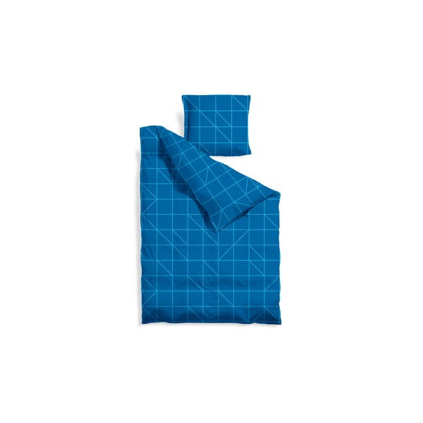 Pagarinātā gultasveļa Turquoise Geometric, 140x220 cm