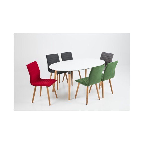 2 zaļo ēdamistabas krēslu komplekts Actona Karla-image-1