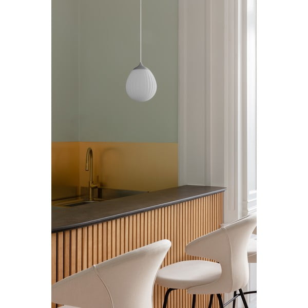 Balts/sudraba krāsas abažūrs ø 21 cm Around the World Mini – UMAGE-image-1