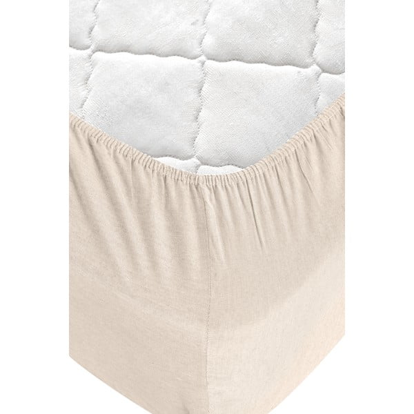 Melna/krēmkrāsas  kokvilnas gultas veļa divvietīgai gultai 200x220 cm – Mila Home-image-4