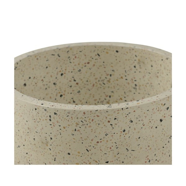 Balts puķu pods Bonami Selection Terrazzo, ø 26 cm-image-1