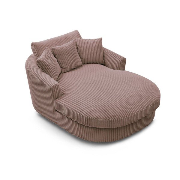 Rozā velveta atpūtas krēsls Belem – Bobochic Paris-image-4