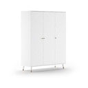 Balts bērnu drēbju skapis 150x200 cm BILLY – Vipack