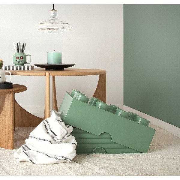 Haki zaļa LEGO® glabāšanas kaste-image-1