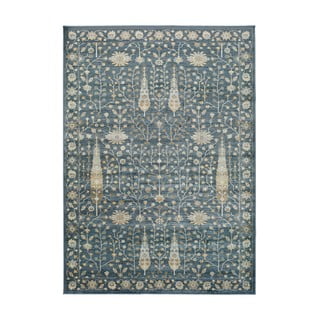 Zils viskozes paklājs Universal Vintage Flowers, 160 x 230 cm