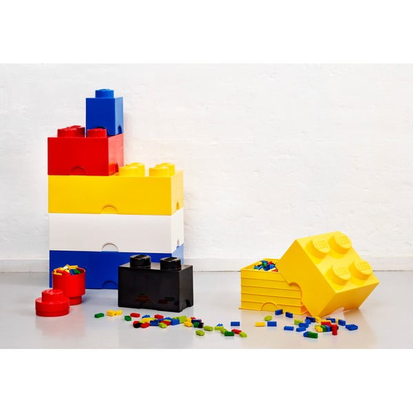 Dzeltena kvadrātveida glabāšanas kaste LEGO®-image-1