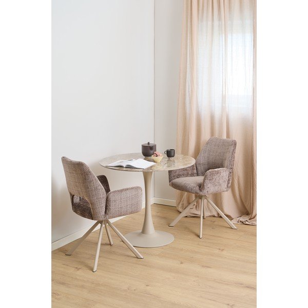 Apaļš ēdamgalds ar keramikas virsmu ø 90 cm Malta – Actona-image-1