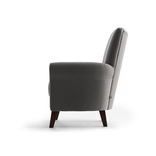 Gaiši pelēks samta atzveltnes krēsls My Pop Design Balard-image-4