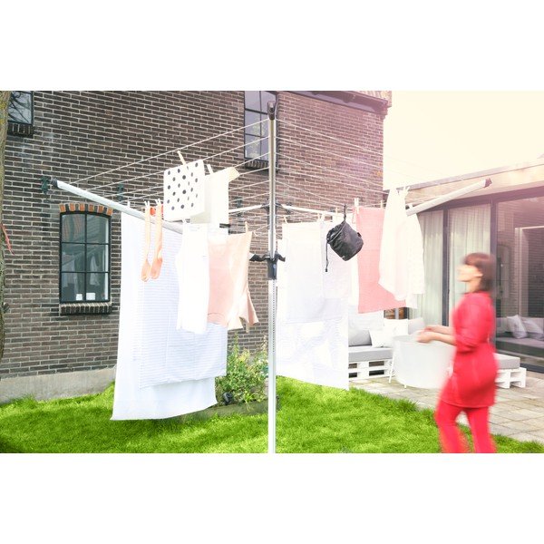 Sudraba krāsas dārza veļas žāvētājs 50 m Lift-o-Matic Advance – Brabantia-image-4