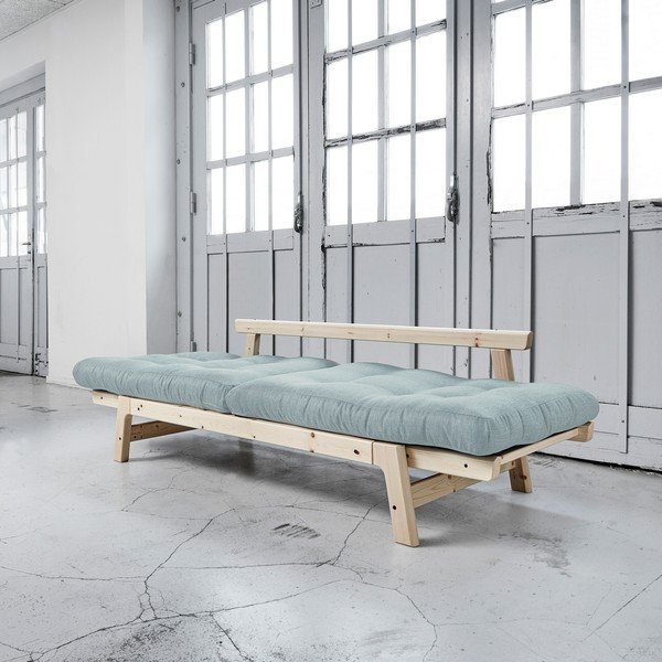 Dīvāns gulta Karup Step Natural/Sky Blue-image-3