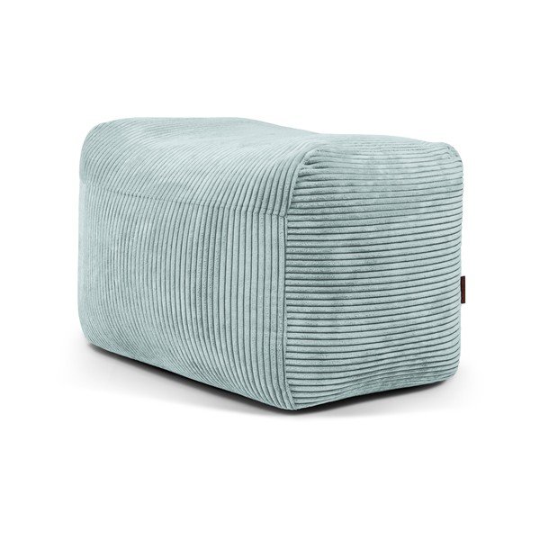 Piparmētru zaļš velveta sēžammaiss Plus 70 Lounge – SLOWDOWN