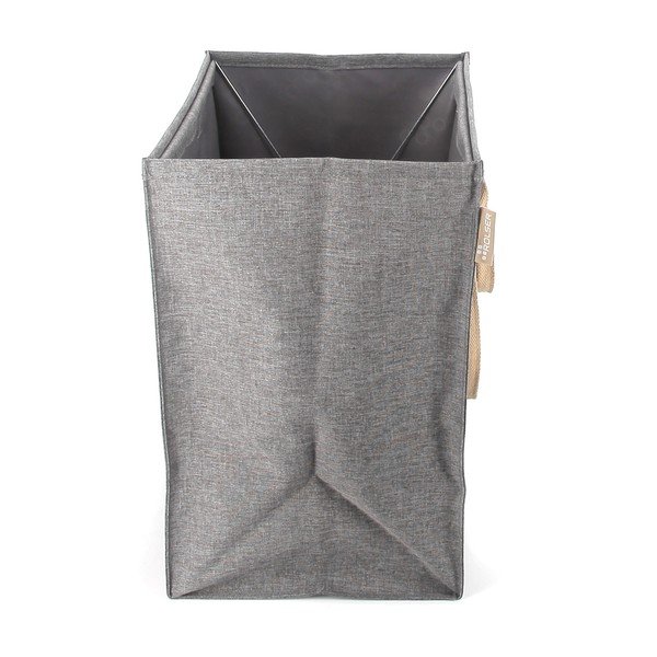 Pelēks tekstila veļas grozs 53 l Laundry Hub Tweed – Rolser-image-4