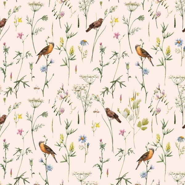 Tapetes 100x280 cm Meadow with Birds – Dekornik