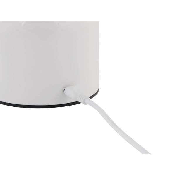 Balta LED galda lampa ar metāla abažūru (augstums 14 cm) Impetu – Leitmotiv-image-4