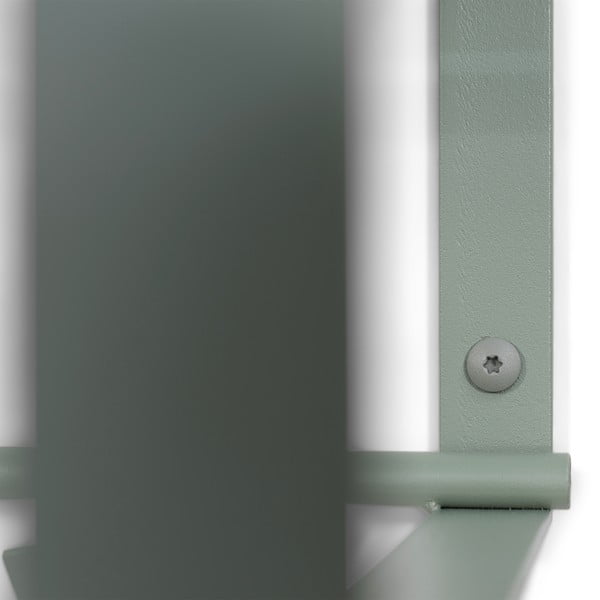 Dūmakaini zaļš metāla sienas pakaramais ar plauktu 100 cm Rex – Spinder Design-image-4