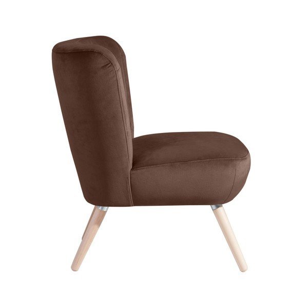 Brūns Max Winzer Neele samta krēsls-image-2