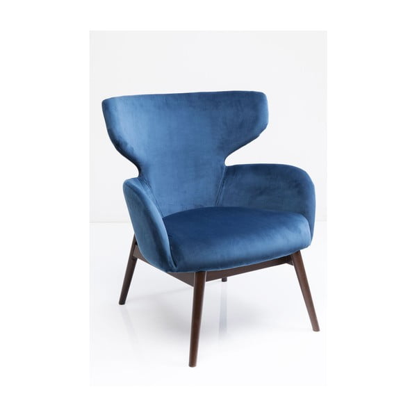 Zils krēsls Kare Design Aroha Velvet