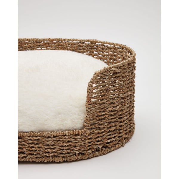 Balta mājdzīvnieku gulta 40x60 cm Codie – Kave Home-image-3