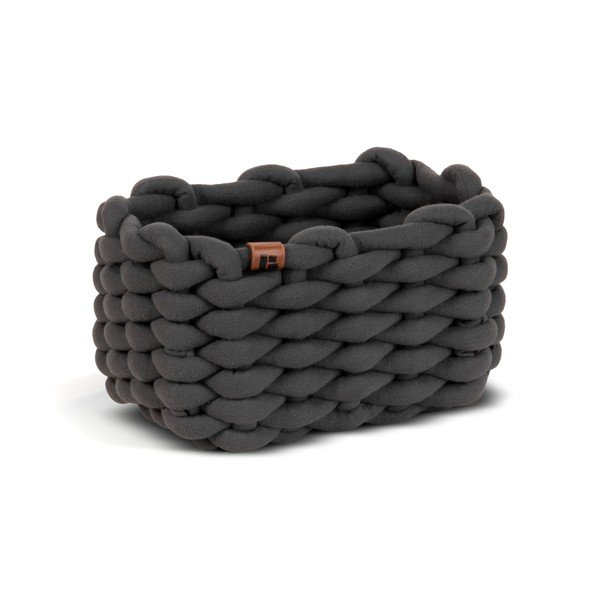 Tekstila uzglabāšanas grozs 20x15x11 cm Peach Skin S – Bigso