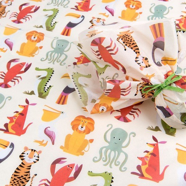 10 salvešpapīru komplekts Rex London Colourful Creatures-image-1