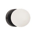 Balta/melna metāla sienas lampa ø 8 cm Brisia – Kave Home