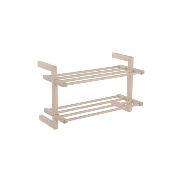 Gaiša dabīga toņa priedes masīvkoka piekarināms apavu statīvs 70x45x38 cm Eddison – Jotex