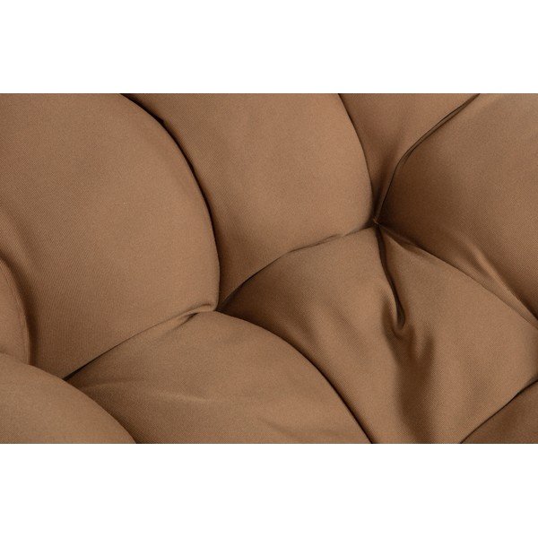 Brūns grozāms dārza krēsls ar rotangpalmas pinumu WOOOD Vive-image-1