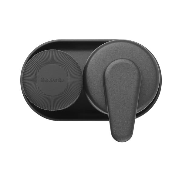 Pelēks plastmasas mazgāšanas līdzekļu turētājs SinkStyle – Brabantia-image-4