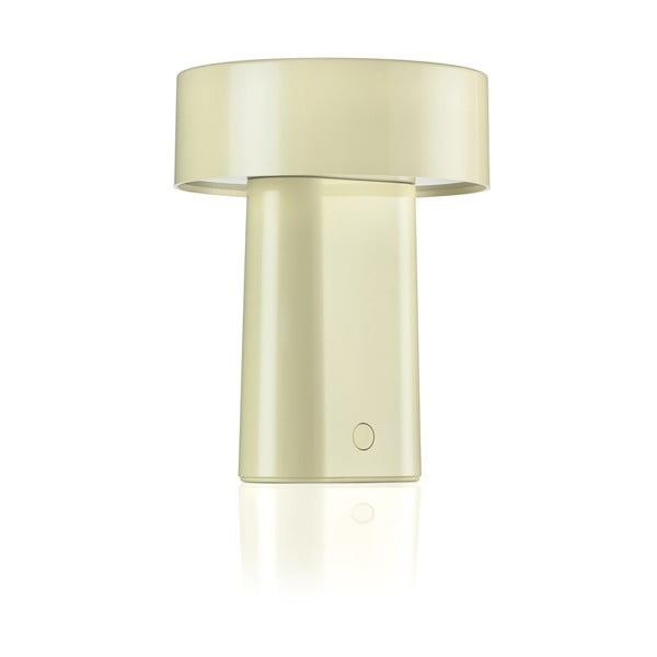 Gaiši zaļa plastmasas LED galda lampa (augstums 18 cm) Oblong – Zone