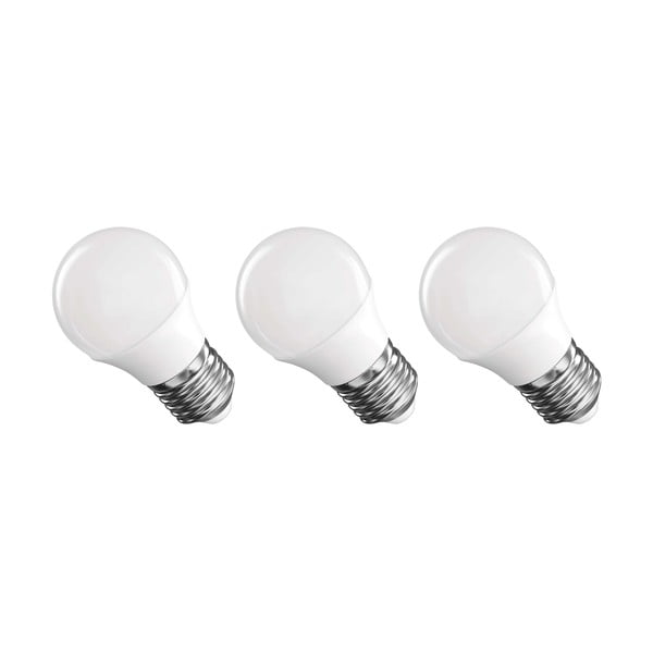Silti baltas LED spuldzes ar E27 spuldžu ietveri (3 gab.), 4 W – EMOS-image-2