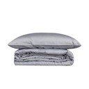 Pelēka divguļamā/īpaši gara gultas veļa no kokvilnas satīna 240x220 cm Elegant – Mijolnir