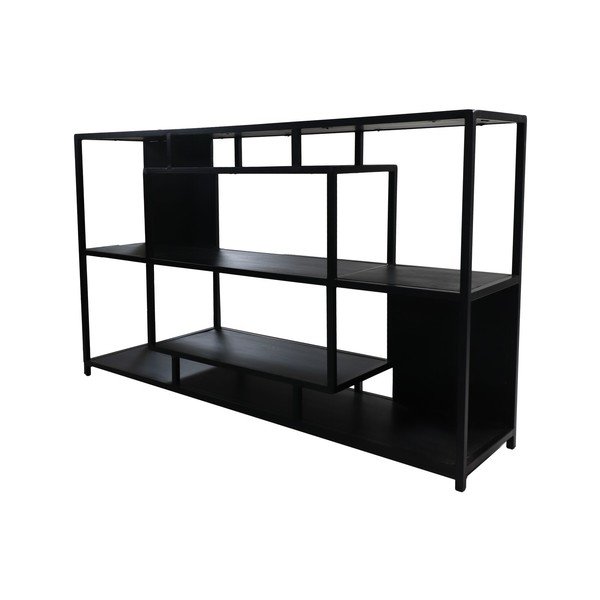 Melns mango koka plaukts 150x90 cm – HSM collection-image-1