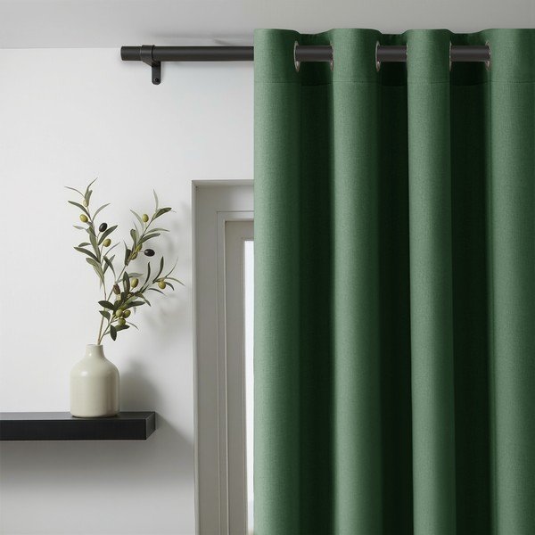 Tumši zaļš daļēji gaismu necaurlaidīgs aizkars Calisto – Filumi-image-3