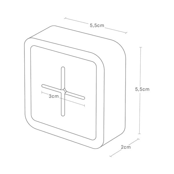 Balts plastmasas pašlīmējošs virtuves dvieļu turētājs Film Hook – YAMAZAKI-image-4