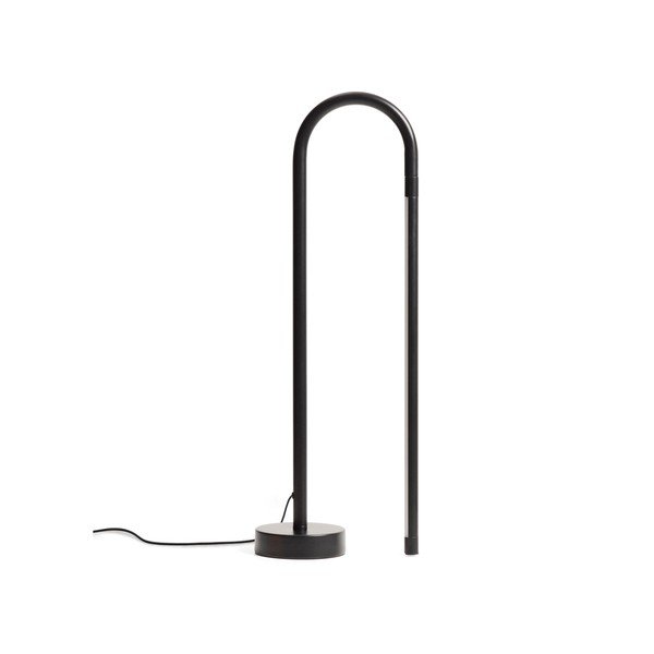 Melna LED stāvlampa (augstums 60 cm) Bow – Kave Home