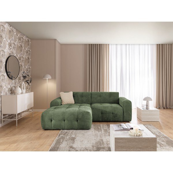 Zaļš stūra dīvāns (ar kreiso stūri/ar zvilni) Melva – Ropez-image-2