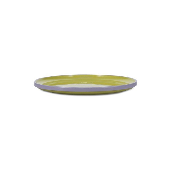 Zaļš/violets akmensmasas šķīvis ø 26 cm Duo – ONA-image-3