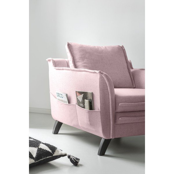 Rozā atpūtas krēsls Miuform Charming Charlie-image-3